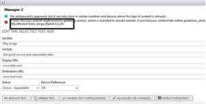 Bing Ads Errors 2